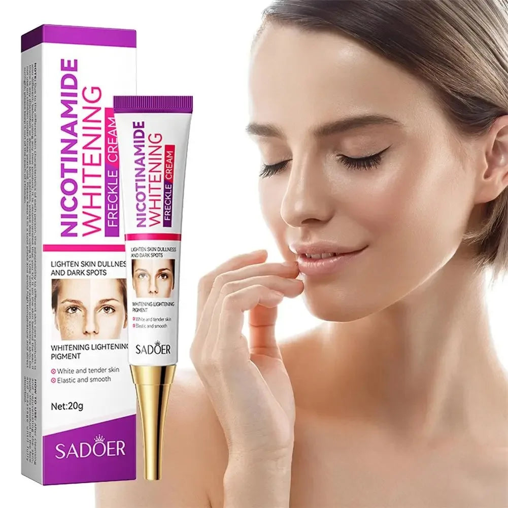 Creme Clareador Facial e Removedor de Sardas com Nicotinamida e Clareador