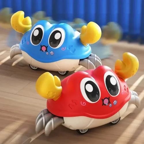 Brinquedo de caranguejo engatinhando para bebês, brinquedo sensorial para bebês que está aprendendo a engatinhar…