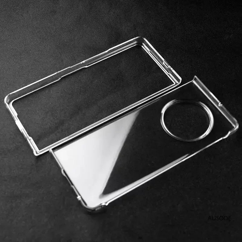 Capa transparente HD para Tecno Phantom V Fold, ultrafina e transparente