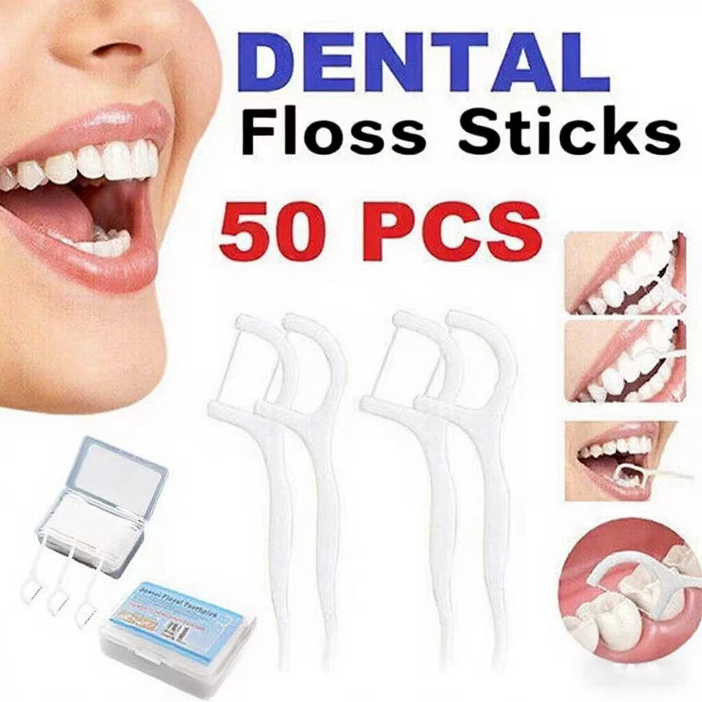 200 Unidades Fio Dental Haste Arqueada Ultr Fina Ideal Para Crianças E…