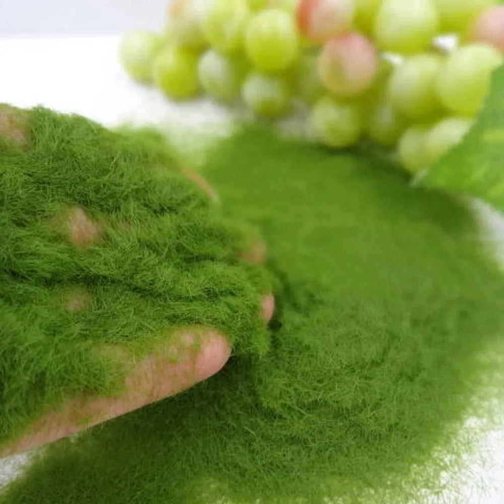 Gartenhandwerk Baumodellmaterial Künstliches Moos Mikro Landschaftsdekoration DIY Zubehör Kunstgraspulver