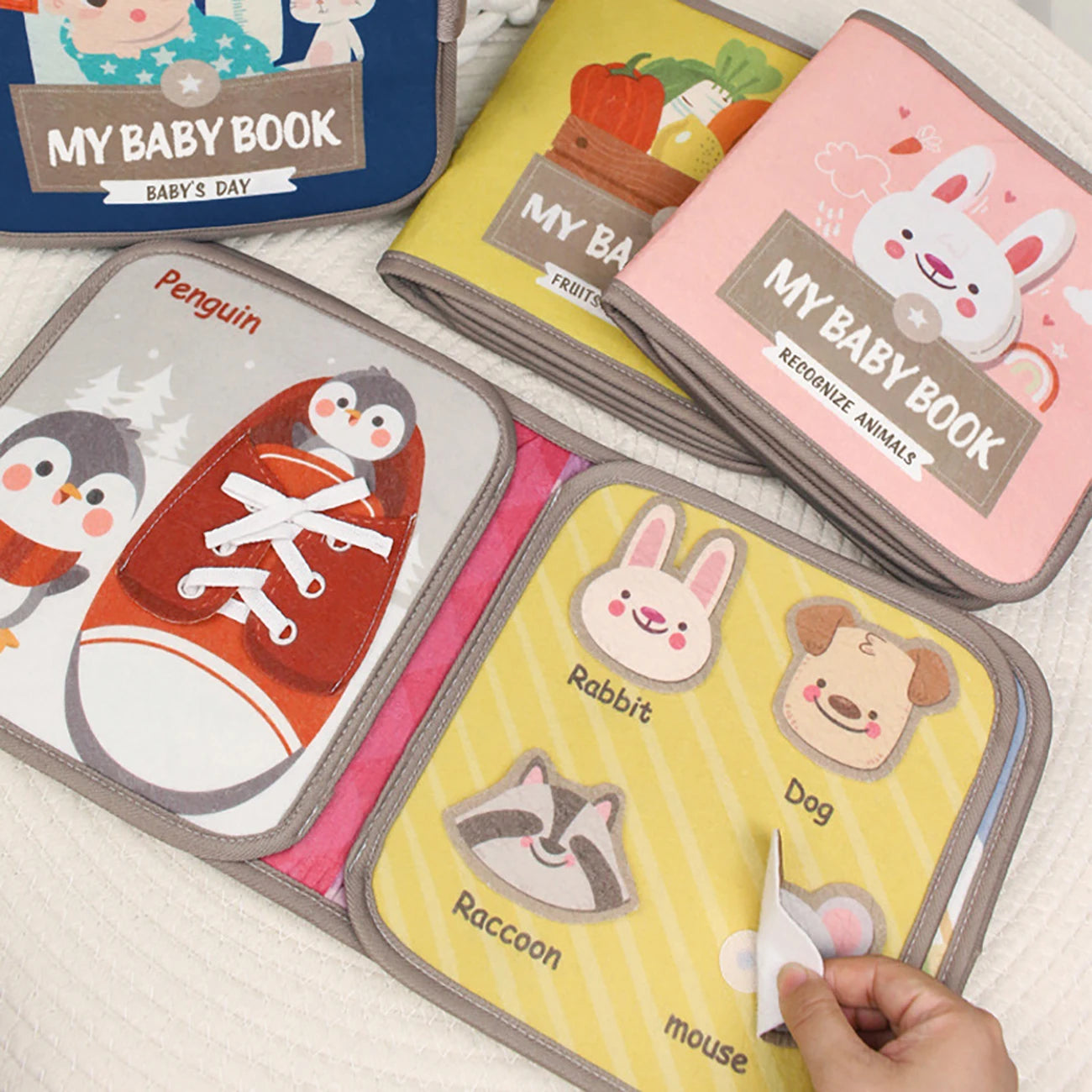 Livros para Bebês, Brinquedos, Livros de Pano, Jogos Educativos