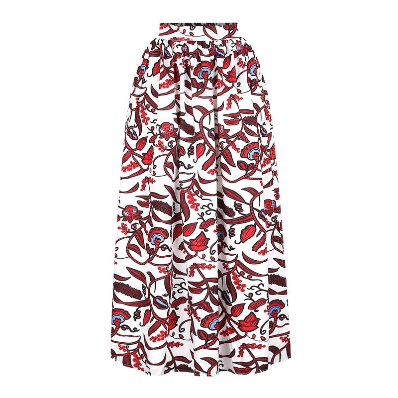 Vestido africano feminino para o outono, conjunto de duas peças, manga comprida