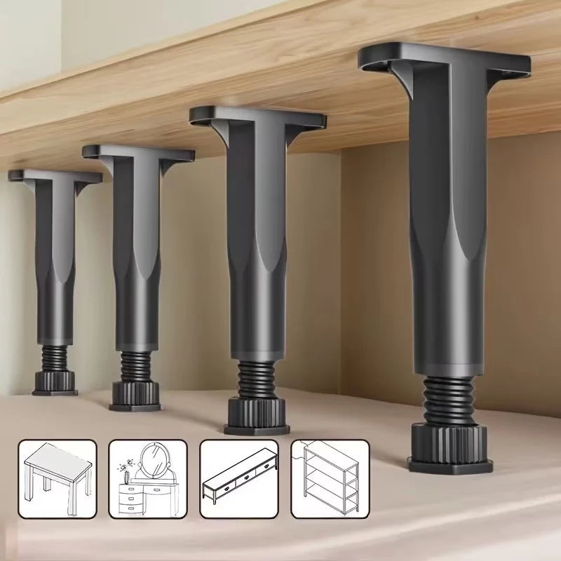cômoda e mesa Pés de apoio para estrutura de cama com altura ajustável e alta resistência