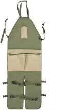 Gartenschürze, Schürzenmann, Ernteschürze mit Taschen, wasserdicht, verstellbar, verstärkte Knie für Rasenmähen und Mähen